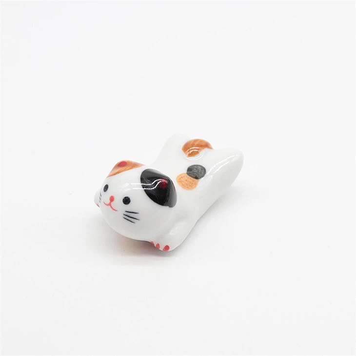 Estick Napkin Spoon Chopsticks Bottle Caddy Cutlery Holder Stand Restaurant Chopstick Holder Ceramic Cat